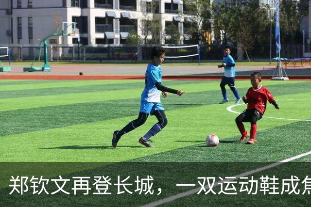 郑钦文再登长城，一双运动鞋成焦点